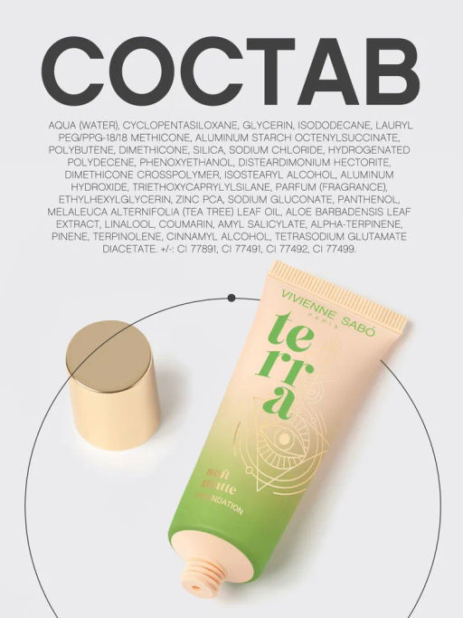 Vivienne Sabo Матовая тональная основа для лица Terra 01 светло-бежевый фото 10