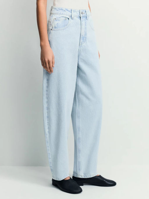 Джинсы barrel с высокой посадкой / Zarina  фото 3