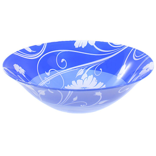 Блю Серенейд (Serenade Blue) Салатник стеклянный 800мл, д23см, h6,5см, Pasabahce (Россия) - Домашняя мода фото 2