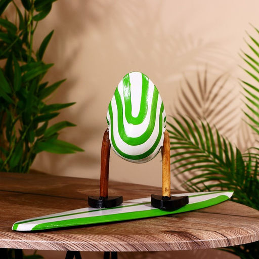 Сувенир «Утка на сёрфе», 31 см, дерево