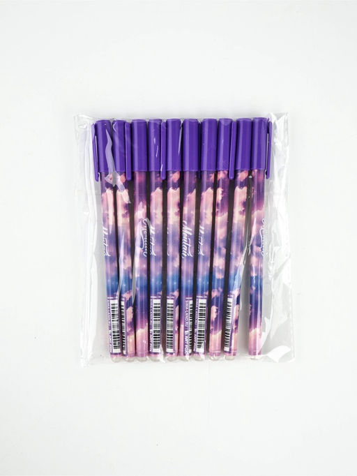 Цена за 10 шт. Ручка пластик пиши-стирай с колпачком "Мечтай", синяя паста, гелевая 0,5 мм