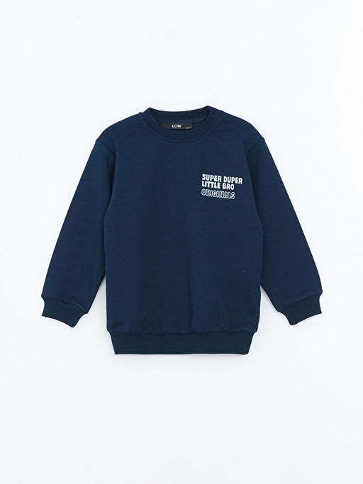 Bisiklet Yaka Erkek Bebek Sweatshirt 2li - Waikiki фото 2