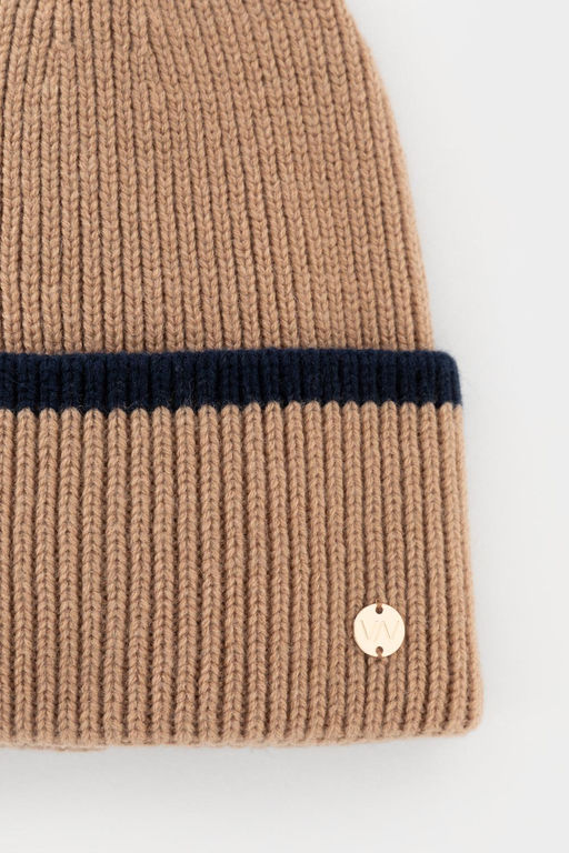 ЕВ 20007/24ш/песочный шапка жен