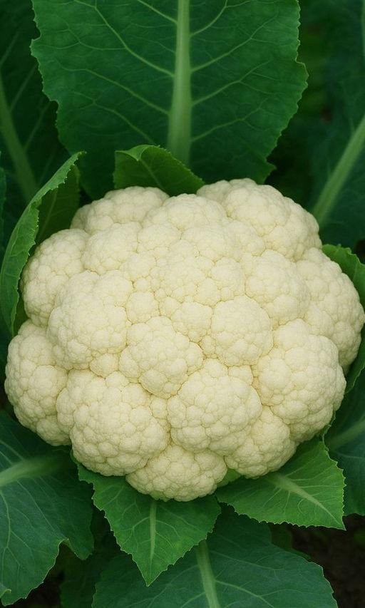 Капуста цветная ОСЕННИЙ ГИГАНТ Очень урожайный деликатесный сорт! Белоснежная головка до 1,8 кг! Можно замораживать!