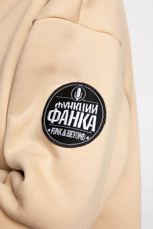 Худи ЗАПОРОЖЕЦ Где Фанк? БЕЖЕВЫЙ  фото 4