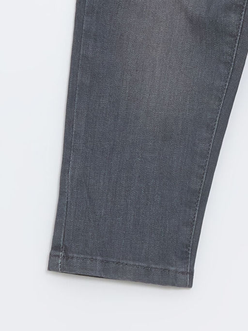 Beli Lastikli Erkek Bebek Jean Pantolon