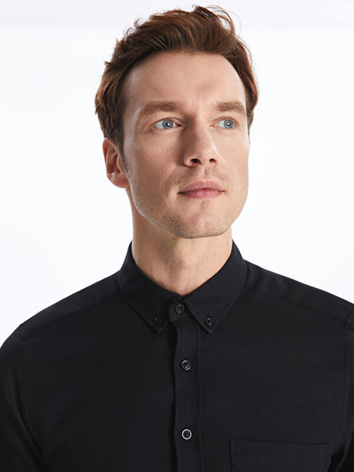 Regular Fit Uzun Kollu Arm?rl? Erkek G?mlek