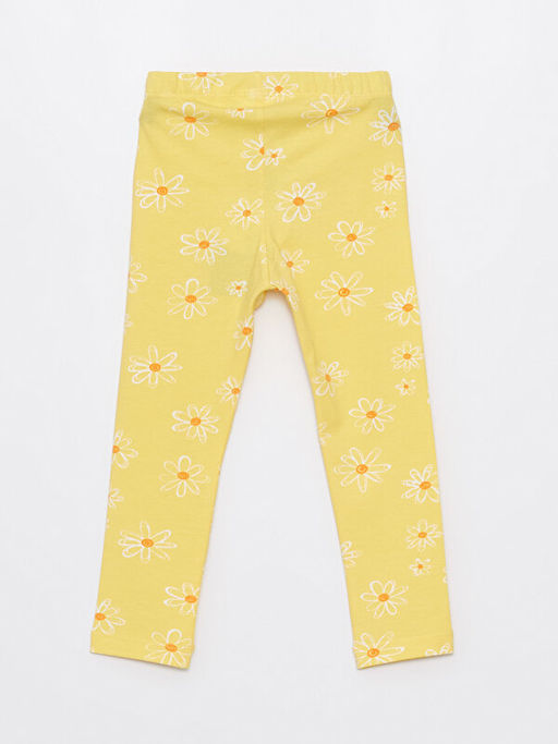 Beli Lastikli Bask?l? K?z Bebek Tayt - Waikiki фото 3