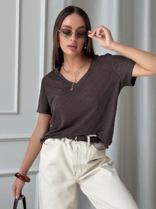 Футболка паутинка полупрозрачная - Binita фото 3