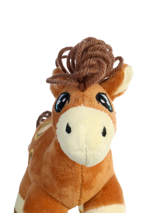 Мягкая игрушка - конфетница Веселая лошадка, 21 см