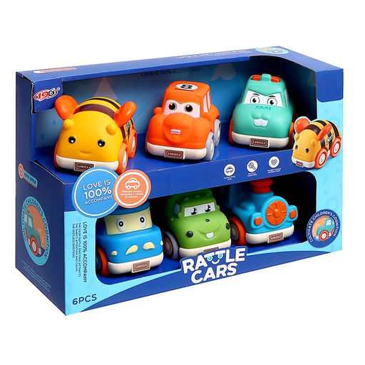 Набор машинок Rattle cars, 6 шт. - Simaland фото 10