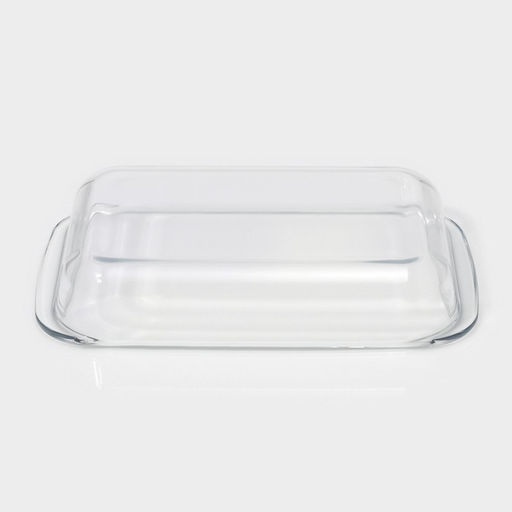 Форма для запекания и выпечки Доляна Фуэго, 1 л, 25.714.54.7 см, жаропрочное стекло, прозрачная  фото 4