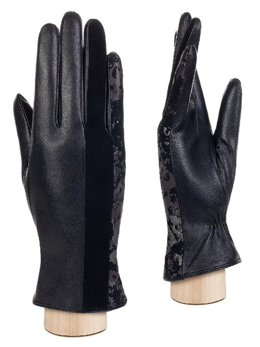 Перчатки женские ш+каш. IS00158 black/porto - Eleganzza фото 5