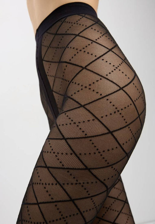 Колготки фантазийные CONTE DESIGN nero - Conte elegant фото 4