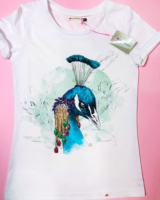 Эксклюзивная футболка Yana Pletneva упаковка плотный Zip пакет!