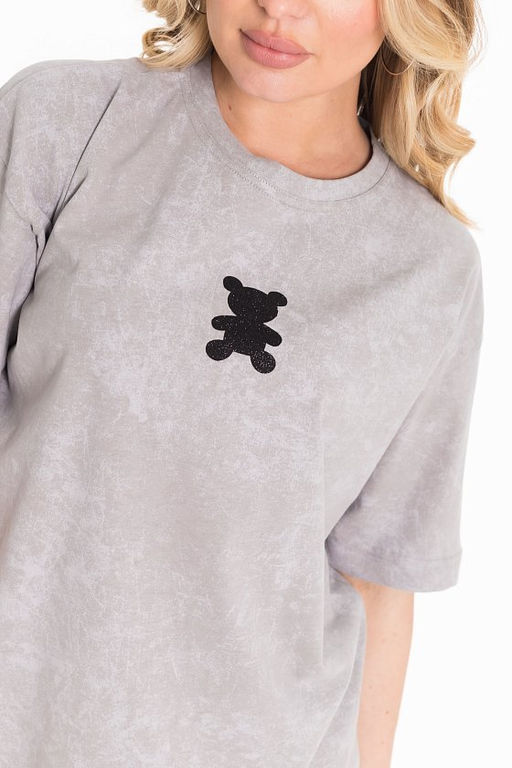 Футболка М324234Тг серый - Елена фото 6