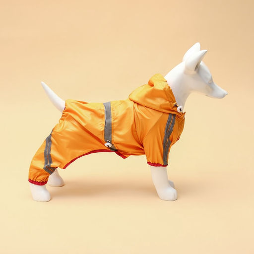 Комбинезон для собак, демисезонный, размер M (ДС 25-27, Ог 35-37, ОШ 27-29 см), жёлтый - Simaland фото 4