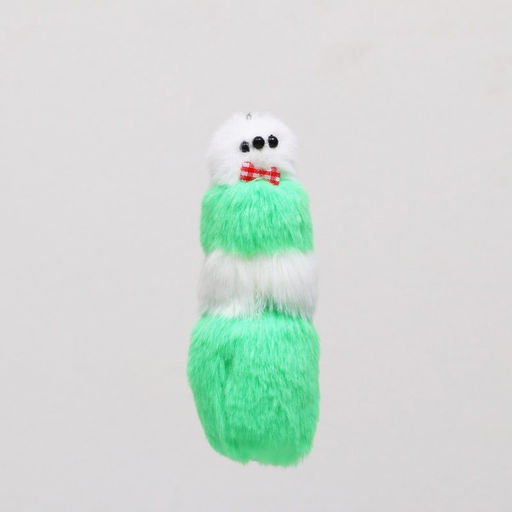 Мышь из искусственного меха, до 13 см, зелёная - Simaland фото 4