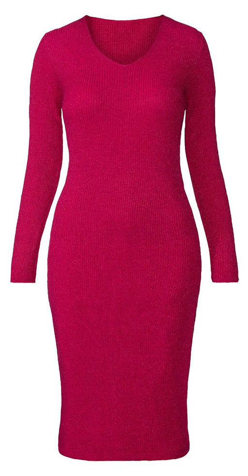 Трикотажное платье ESMARA с блестками фото 6