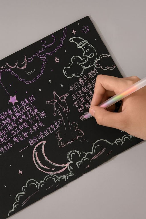 Цветная гелевая ручка "Panda Pink Pen"