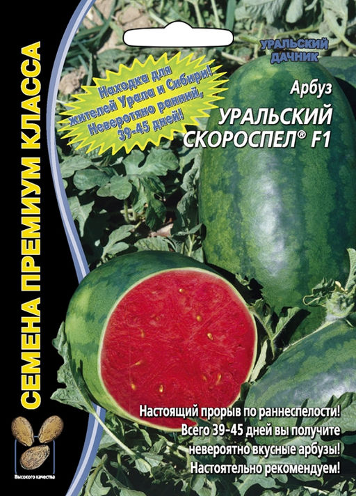 Арбуз УРАЛЬСКИЙ СКОРОСПЕЛ F1