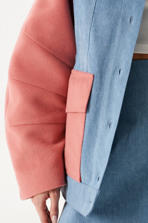 Жакет Annete А5442 из джинсовой ткани деним  фото 11