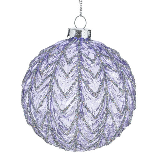 Украшение новогоднее "Шар", D 8 см, L8 W8 H10 см, 2в.