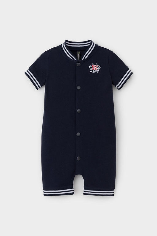 Crockid _ КР 6547/индиго к548 полукомбинезон д/мал яс