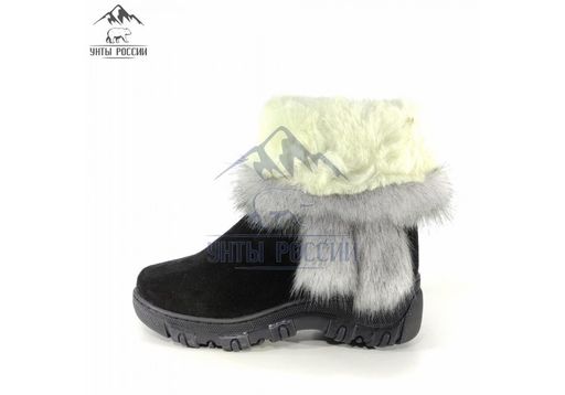 УНТЫ Подростковые, голубая норка, литая подошва