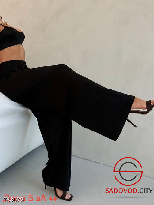 Женские широкие брюки прямые - Bruno фото 3