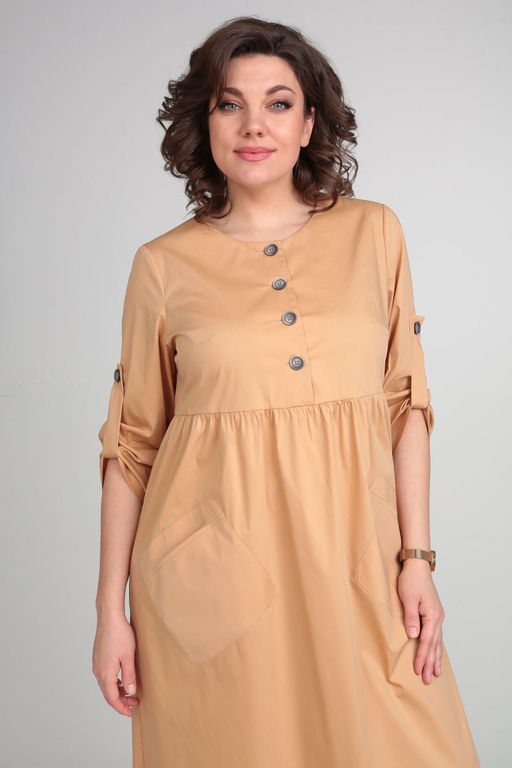 Платье Michel Chic 2120 бежевый  фото 2