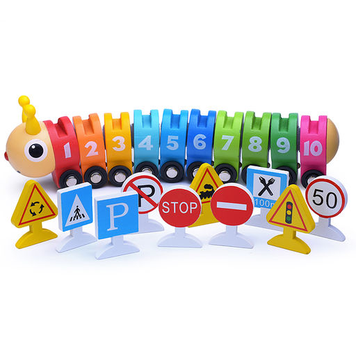 Игра развивающая Умная гусеничка в коробке - Щепочка фото 3