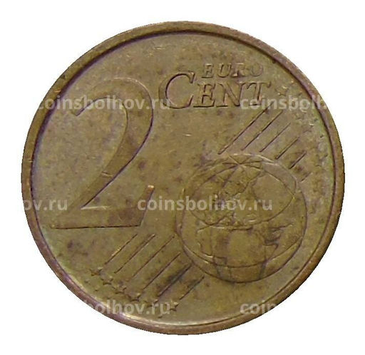 Монета 2 евроцента 2000 года Испания