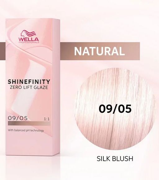 Гель-крем для стойкого тонирования Shinefinity 09/05 нежный румянец, Wella