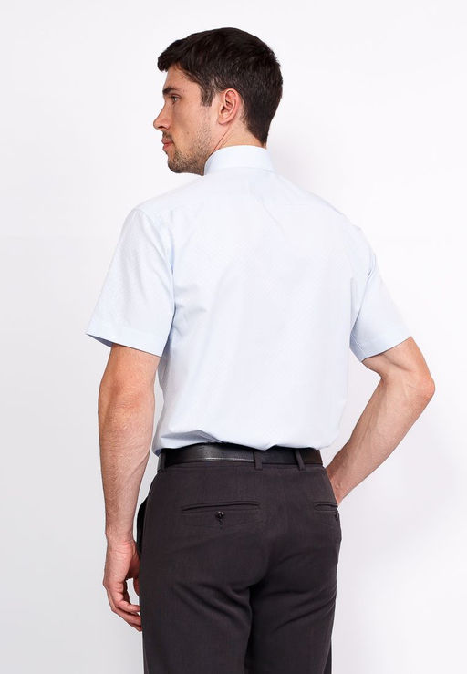 Сорочка мужская короткий рукав GREG 213/309/60/Z  фото 8