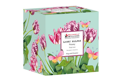 Кружка с подставкой Тюльпаны, 0,4 л - Maxwell & Williams фото 9