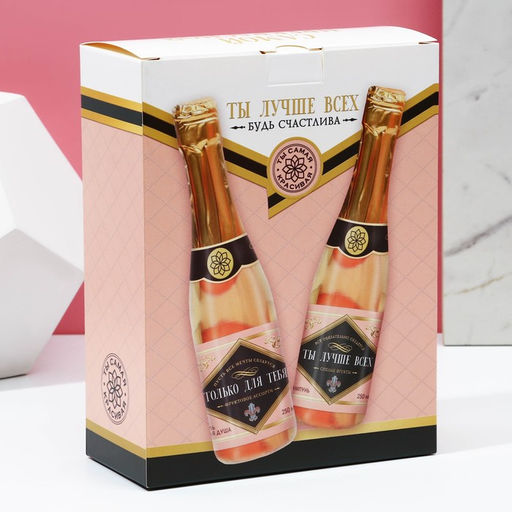 Подарочный набор ЧИСТОЕ СЧАСТЬЕ Ты лучше всех!: гель для душа и шампунь для волос шампанское, 2?250 мл фото 10