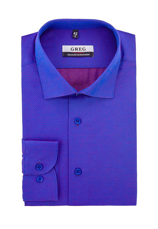 Сорочка мужская длинный рукав GREG 263/139/1093/ZV  фото 10