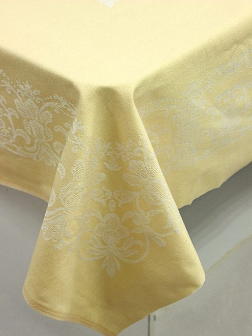 Крой скатерти жаккард Вернисаж, ш.1.58м, хлопок-100%, 230гр/м.кв - Купава фото 6