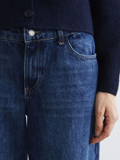 Wideleg Kad?n Jean Pantolon