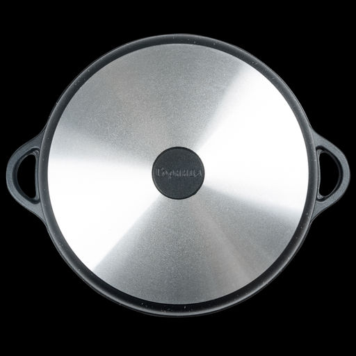 Жаровня 5,5л 320/95 Гранит с крышкой ж7132аг