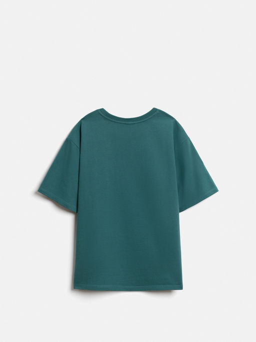 ACOOLA / Футболка детская для мальчиков Basquia темно-зеленый