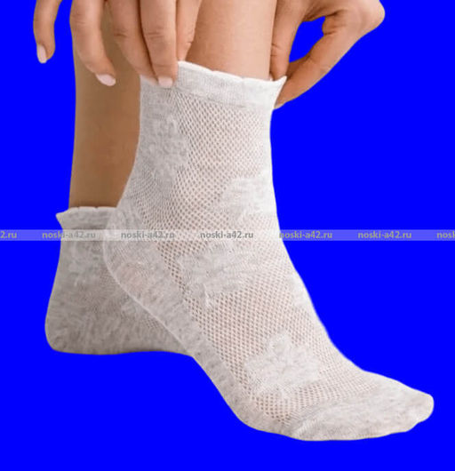 Цена за 10 пар. Товары России (Линия здоровья) носки женские со слабой резинкой крашеный лен арт. ЖЛ-14 (Ж-10, ЖРН-05) ассорти