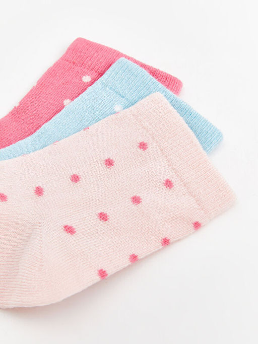 Nak??l? K?z Bebek Soket ?orap 3l? - Waikiki фото 3