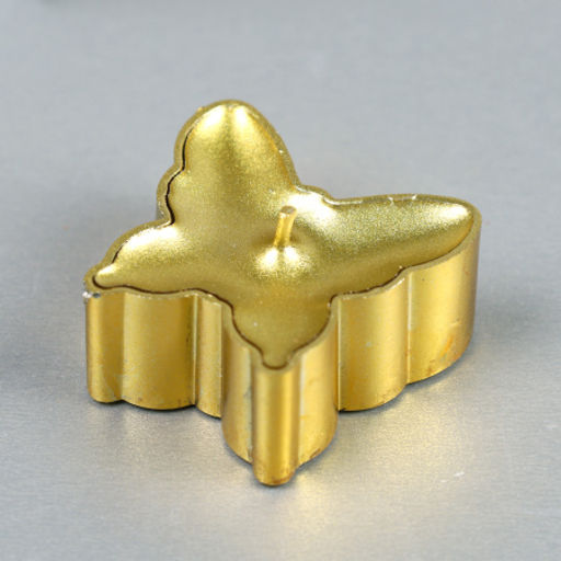 Свеча 12 штук Бабочка / M-1201 /уп 24/96/золото - ГалеонТрейд фото 6