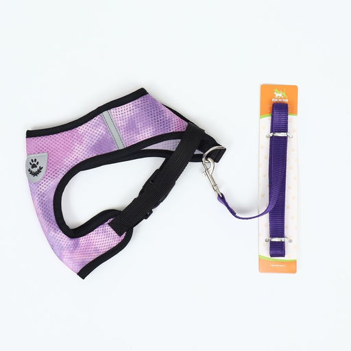 Комплект для собак 3-5 кг, размер S, поводок 120 х 1,5 см, ОШ 24 см, ОГ 34 см - Пижон фото 10