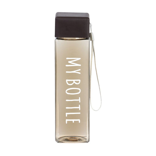 Бутылка для воды My bottle, 450 мл, 20×5.5 см, коричневая