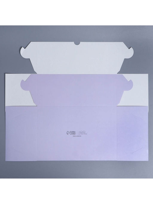 Цена за 5 шт. Коробка для капкейков, кондитерская упаковка с окном, 6 ячеек «Венок», 25×17×10 см