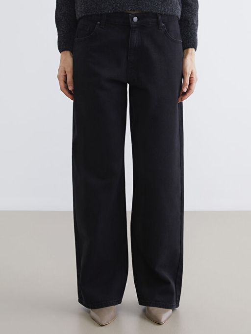 Baggy Fit Kad?n Jean Pantolon