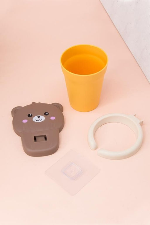 Настенный держатель для зубных щеток Bear - I likegift фото 3